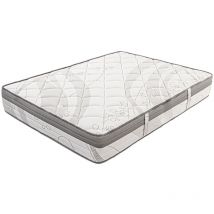 Matelas à ressorts ensachés erly, Queen Size, 160x200 cm, en mousse haute densité, Soutien ferme, Indépendance du Couchage, face été/hiver, épaisseur