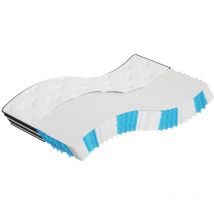 Matelas à ressorts ensachés moyen 120x200 cm vidaXL