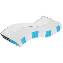 Lafomukea - Matelas à ressorts ensachés moyen 90x200 cm