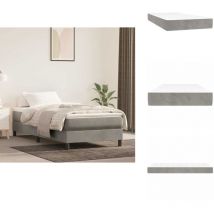 Matelas à ressorts ensachés pour enfants 80x160 cm velours - Matelas à Ressorts Ensachés Pour Enfants - Matelas - Meuble De Chambre à Coucher
