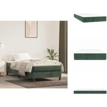 Matelas à ressorts ensachés pour enfants 80x160 cm velours - Matelas à Ressorts Ensachés Pour Enfants - Matelas - Meuble De Chambre à Coucher