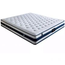 Matelas alexis a Ressorts Ensaches + 3,5 cm contact latex à 70 % en 70 Kg/m3 - 70x190 Hauteur +/- 25 cm - Accueil Ferme - Soutien Ferme + Oreiller