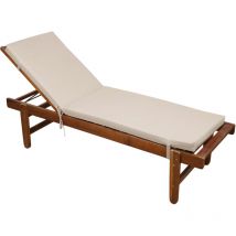 Homemaison - Matelas Bain de soleil extérieur imperméable Beige 60x190 cm