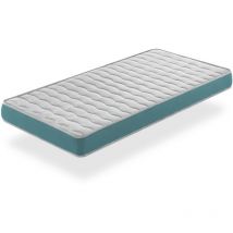 Matelas bebe 60x120 EKOZEN mousse, Epaisseur 11 cm Respirante et ergonomique. Fermete ideal pour bebe