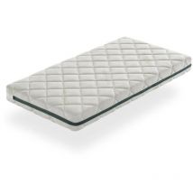 Xaluca - Matelas Bebe 60x120 bambu Epaisseur 12 cm Adaptable, avec particules naturelles et respirantes
