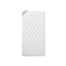 Matelas Bébé Climatisé - 60x120x10 cm - Reversible - Déhoussable - Anti Acarien - Fabrication Française