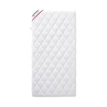 Matelas Bébé Climatisé - 70x140x10 cm - Reversible - Déhoussable - Anti Acarien - Fabrication Française