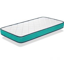 Matelas Bebe dante 60X120 Epaisseur 10 cm - Noyau mousse perforee et Anti Bacterien