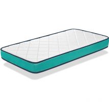 Matelas Bebe dante 67X137 Epaisseur 10 cm - Noyau mousse perforee et Anti Bacterien