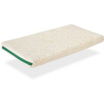Matelas Mini Berceau 90x40 Epaisseur 7 cm . Latex et Coco Naturel. Tissu organic 100%