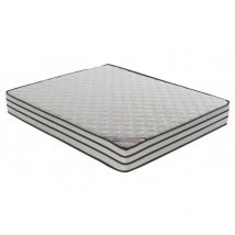 Iperbriko - Materasso una piazza e mezza in poliuretano e Memory Foam 120x190x h25 cm