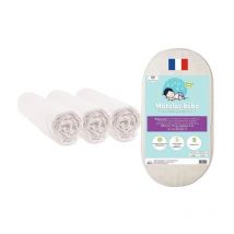 Matelas Couffin 32x72 3 Draps housse Coton bio