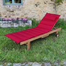 Teck'attitude - Matelas framboise pour bain de soleil