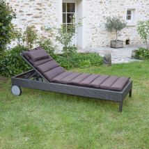 Matelas Chocolat pour Bain de soleil