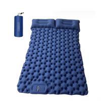 Shmshng - Matelas de Camping gonflable pour 2 personnes, matelas de Camping auto-gonflant Portable avec pompe à Air intégrée, Camping randonnée