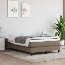 Lafomukea - Matelas de lit à ressorts ensachés Taupe 120x200x20 cm Tissu