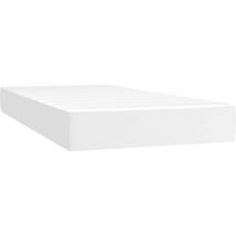 Matelas à ressorts ensachés pour enfants 80x160 cm similicuir