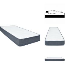 Matelas de sommier à lattes 200x70x20 cm tissu - Matelas De Sommier à Lattes - Matelas - Matelas De Lit - Matelas à Ressorts Ensachés