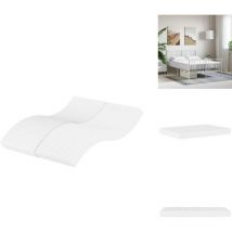 Matelas en mousse blanc 120x210 cm dureté H2 H3 - Matelas En Mousse - Matelas - Matelas De Lit - Matelas Rafraîchissant