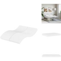 Matelas en mousse blanc 140x210 cm dureté H2 H3 - Matelas En Mousse - Matelas - Matelas De Lit - Matelas Rafraîchissant