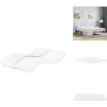 Matelas en mousse blanc 160x220 cm dureté H2 H3 - Matelas En Mousse - Matelas - Matelas De Lit - Matelas Rafraîchissant