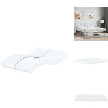 Matelas en mousse blanc 180x210 cm dureté H2 H3 - Matelas En Mousse - Matelas - Matelas De Lit - Matelas Rafraîchissant
