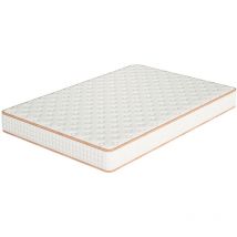 Stanew - Matelas en Mousse, Épaisseur 18cm, Mousse a Mémoire Matelas de Forme Respirante, Matelas Réversible des deux côtés, Rembourrage Super doux,