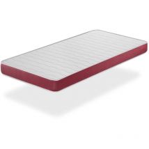 Matelas en mousse respirante 70X160 velvet, Epaisseur 14 cm , Ergonomique et adaptable