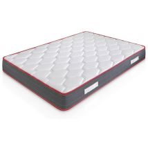 Marckonfort - Materaso Francese in Memory Foam Ergo-Therapy 135x190 cm, Altezza 18 cm, 2 cm de Memory Foam 65 kg/m3 + Supporto: Fermo