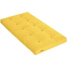 Matelas futon ocre coeur en latex 90x200