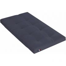 Matelas futon anthracite coeur en latex 90x200