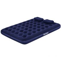 Bestway - Colchon Double avec Gonfleur et Oreillers 203x152x22 cm Gonflable et Camping 67374