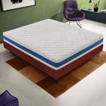 Ilovesleep - Matelas 120x190 'H3'en mousse à 7 zones différenciées 20 cm Poids maximum 110 kg par carré