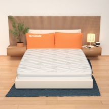 Miasuite - Matelas 170x190 Goemon, Haut de 24 cm - Mousse, Déhoussable, Housse en Aloe Vera
