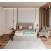 Kids Literie - Matelas hybrid - 21cm - Mousse profilée hr - Bambou