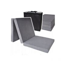 Viking Choice - Matelas invité matelas pliable gris 195x80x15 cm matelas de camping - Gris