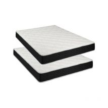 Nuits D'or - Lot de 2par contact avec contact Latex sur Face Hiver + embourrage 100 % polesther - âme 100 % polyuréthane poli lattex 33 Kg/m3 80x200