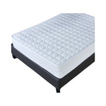Lot de 2 Matelas lisa a Ressorts + 3,5 cm Memoire de Forme 70 Kg/m3 - 80x200 Hauteur +/- 20,5 cm - Accueil Moelleux - Soutien Equilibre - 7 Zones de