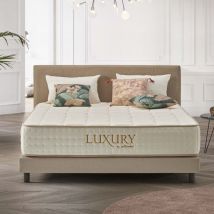 Naturalex - Matelas 140x190 cm - Luxury - Matelas Ressorts Ensachés Hybrid, Mousse mémoire hr, Blue Latex, Équilibré, Réversible, Très épais 30 cm