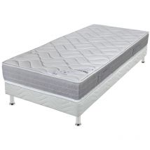 Ebac Literie - Matelas Maryland + sommier tapissier Omega - 80x190 - Mousse - Hauteur 20 cm