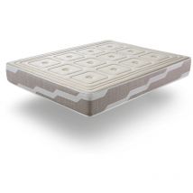 Matelas naturel ressorts ensaches 90X190 organic natura, epaisseur 26 cm, 100% Coton et lin