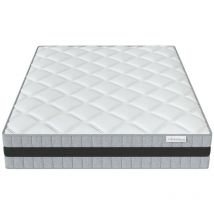 Homifab - Matelas mémoire de forme 140x190 Memo Luxe Hbedding - Mousse ergonomique haute densité et Visco-élastique