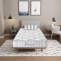 Matelas Mémoire de Forme 90x190 cm - YIDATONG - Luxe Mousse à Mémoire - Confort Ferme - 7 Zones