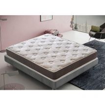 Ilovesleep - Matelas 80x200 en mousse d'eau 13 zones de confort - Haute Densité - Réversible - Orthopédique