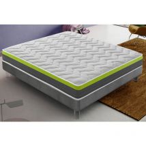 Materassiedoghe - Matelas Mousse 180x200 Accueil Mémoire De Forme - Epaisseur 30 Cm – Réversible – Haute Densité - Modéle Olivia
