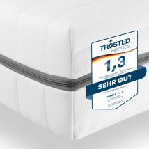 Matelas Mousse 100x200 Froide Mi-ferme Et Ferme, Hauteur 18cm, 7 Zones