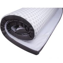 Matelas mousse froide - matelas enfant - 160x80x12 cm - housse bambou