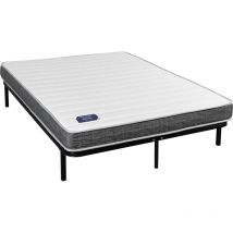 Terre De Nuit - Ensemble matelas couchage latex Aisance + cadre à lattes 90x190