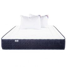 Matelas Nuage (24cm) Mousse Haute Densité, Mi-ferme, Face Été/hiver + Oreiller, 180x200cm