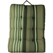 Matelas extérieur à rayures Vert 60x80 cm